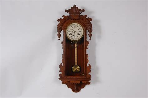 Ansonia ‘queen Isabella American Oak Wall Regulator Clock Price Guide