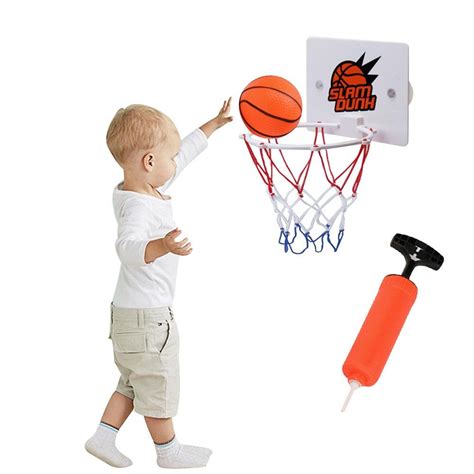3pcsset Children Kids Mini Basketball Hoop Toys Suck Wall Mounted