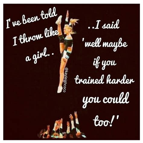 Quotes About Cheerleading Bases Quotesgram