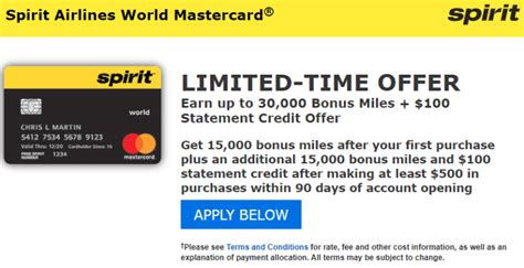 Check spelling or type a new query. Spirit Airlines Mastercard, Get 30K Miles and $100 Credit - Miles to Memories