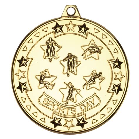 Our wide selection is elegible for free shipping and free returns. Gold 50mm Round Medal - Sports Day Design | Trophy Boss
