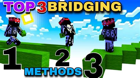 Doing Top 3 Bridging Method In Minecraft Youtube