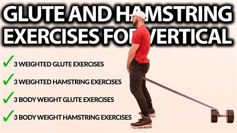 Glute And Hamstring Exercises For Vertical Jump With And Without