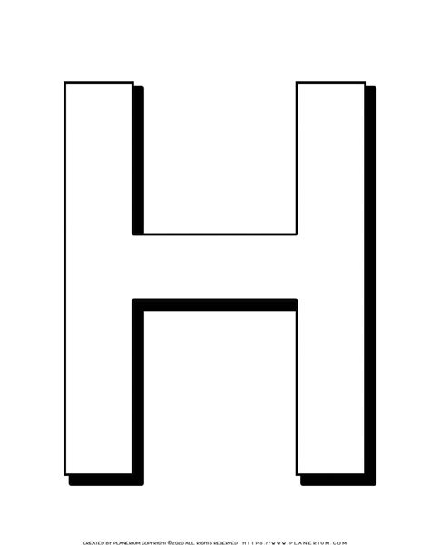 Letter H Alphabet Coloring Pages 3 Printable Versions In 2021 Riset