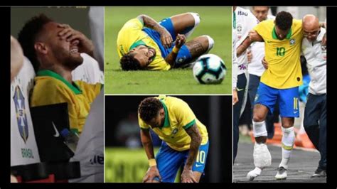 Neymar Se Rompe El Tobillo Youtube