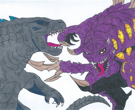 Godzilla Vs Nemesis By Bluexorcist93 Godzilla Vs Godzilla Japanese Film