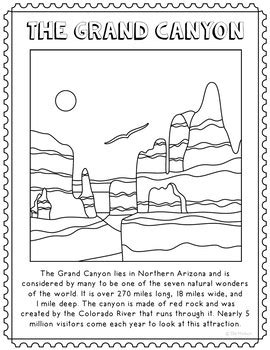 We hope this pictures will give you some good ideas for your project, you can see another items of this gallery. The Grand Canyon Informational Text Coloring Page Craft or ...