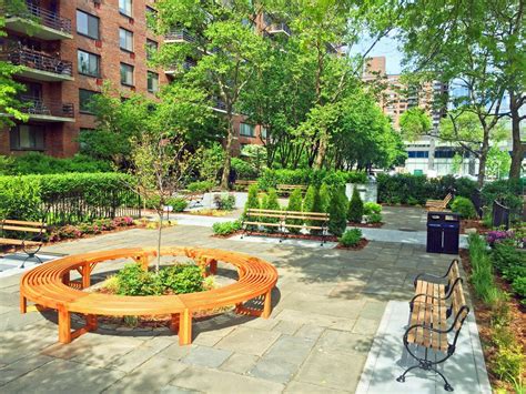 We Designed This Large Public Courtyard For A Co Op Apartment Building Overlooking Central Park