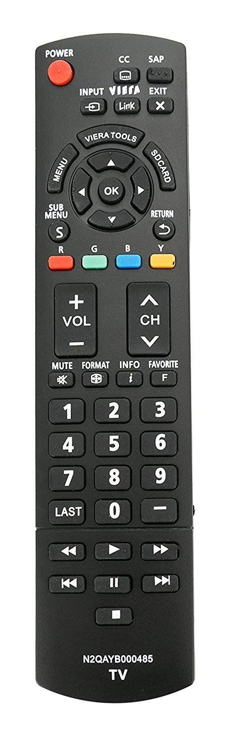 Buy New N2qayb000485 Remote For Panasonic Tv Tc P50c2 Tc L37u22 Tc