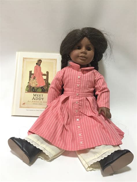 addy american girl doll collection school outfit 1993 first edition hardcover meet addy book