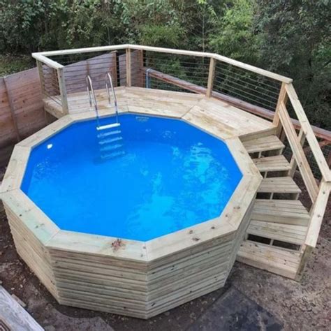 How To Build A Swimming Pool With A Deck Using Wooden Pallets