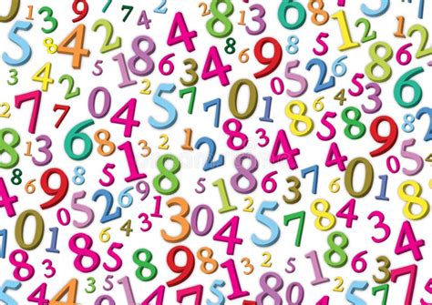 Numbers Background Stock Illustration Illustration Of Numbers 23831837
