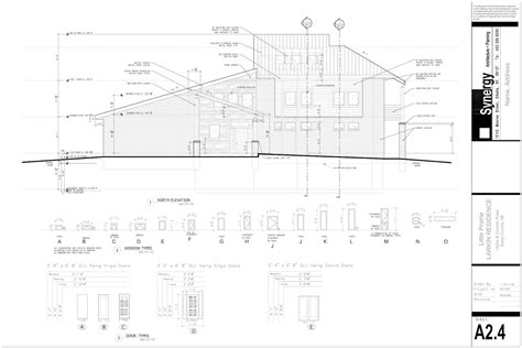 Set Of Construction Drawing For Custom Home Synergy Architect