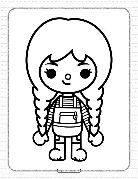 Toca Life Coloring Pages Free Printable Templates