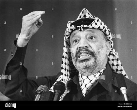 Mohammed Yasser Abdel Rahman Abdel Raouf Arafat Al Qudwa Banque D Images Noir Et Blanc Alamy