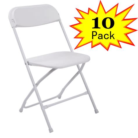 White Plastic Folding Chair For Wedding Commercial Events Stackable Folding Chairs With Padded Cushion Seat Xh 