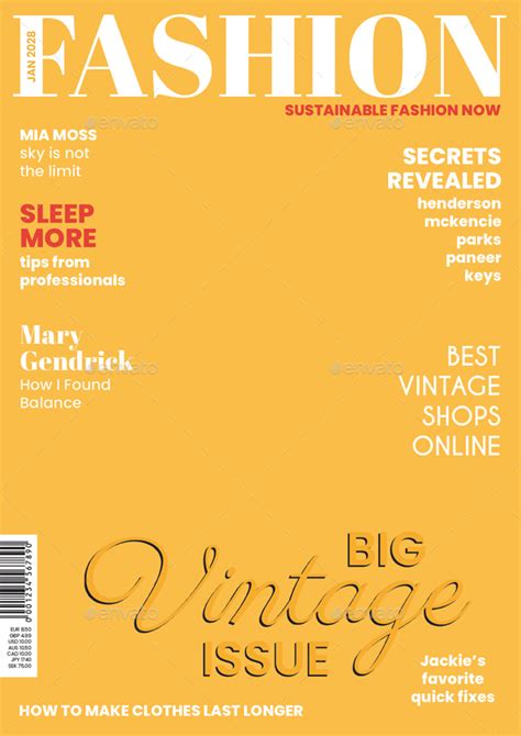 Magazine Cover Templates By Grafee Graphicriver