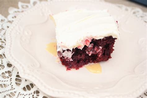 the frugal pantry red velvet dulce de leche poke cake july4recipes