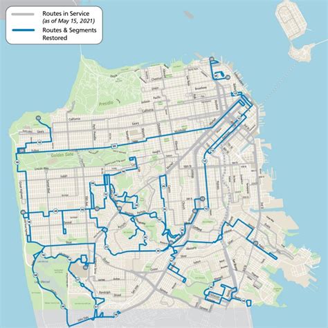 Sf Muni Bus Map The Best Bus