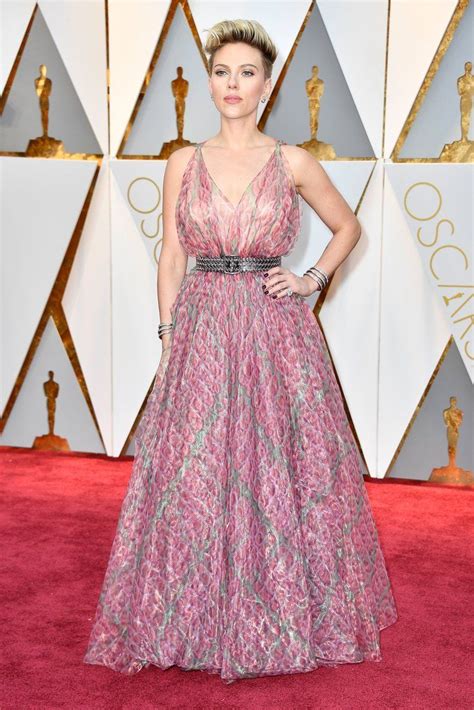 Scarlett Johannson Oscar 2017 Red Carpet Arrival Oscars
