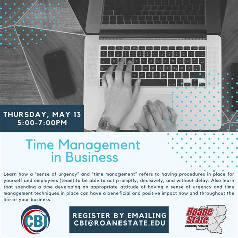 Time Management In Business Cumberland Business Incubator