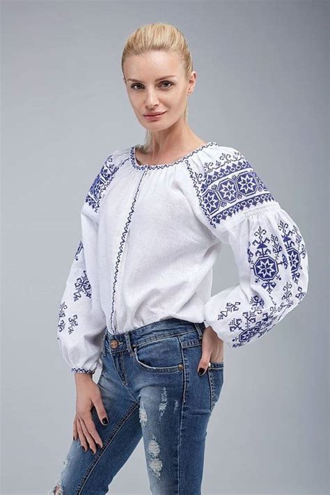 authentic folk woman s blouse ukrainian embroidery vishivanka ethno cloth ethnic fashion boho