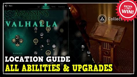 Assassins Creed Valhalla All Abilities And Upgrade Locations Ranged Abilities And Melee