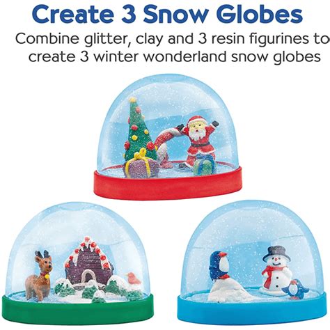 Creativity For Kids Make Your Own Holiday Snow Globes Jr Toy Company