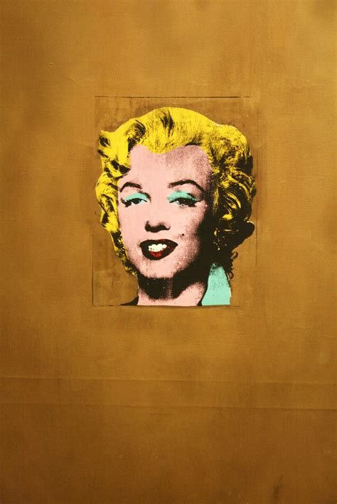 Gold Marilyn Monroe By Andy Warhol At Moma Divya Thakur Flickr