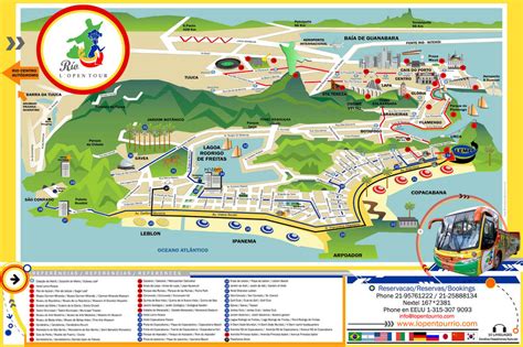 Mapa Turístico De Rio De Janeiro 2022 Mapa