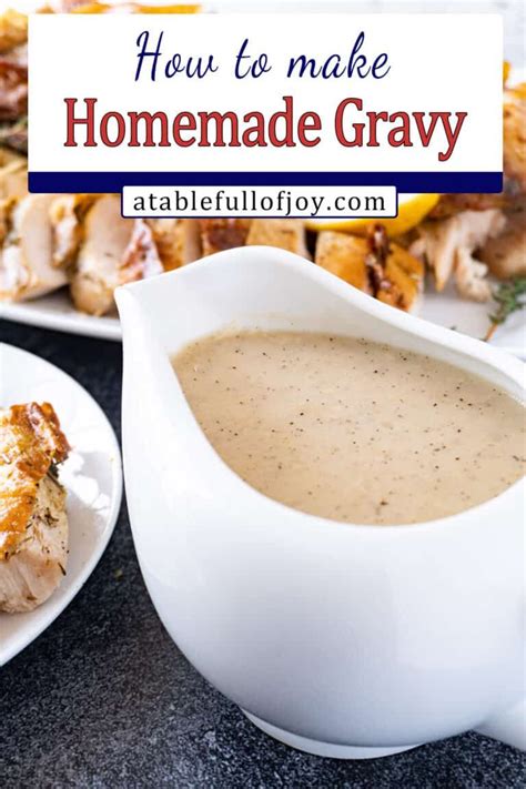how to make gravy without drippings easy homemade gravy artofit