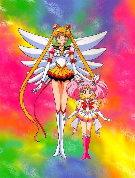 Eternal Sailor Moon And Super Sailor Chibiusa Sailor Moon Character
