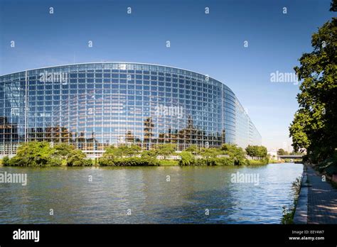 Modern Architecture France European Parliament Building Strasbourg