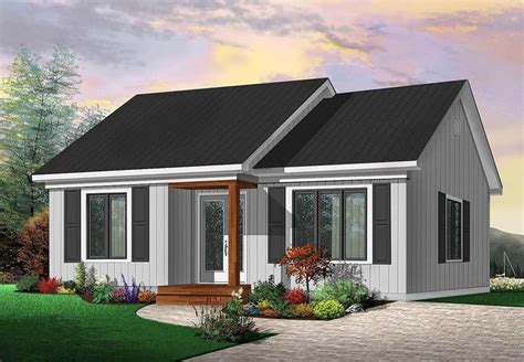 Plan 21578DR: 2-Bed Traditional Ranch Home Plan with ...