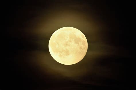 Shining Bright In Dark Night Full Moon Photograph By Ralf Kistowski