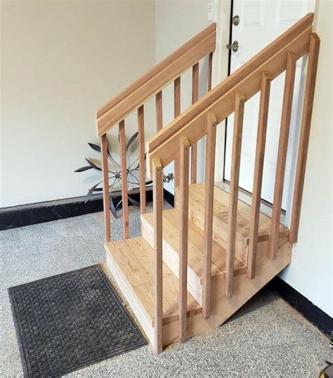 Entry Stairs Garage Entry Diy Stairs Wooden Stairs House Stairs