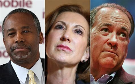 right speak carson fiorina huckabee to join 2016 gop presidential field this week