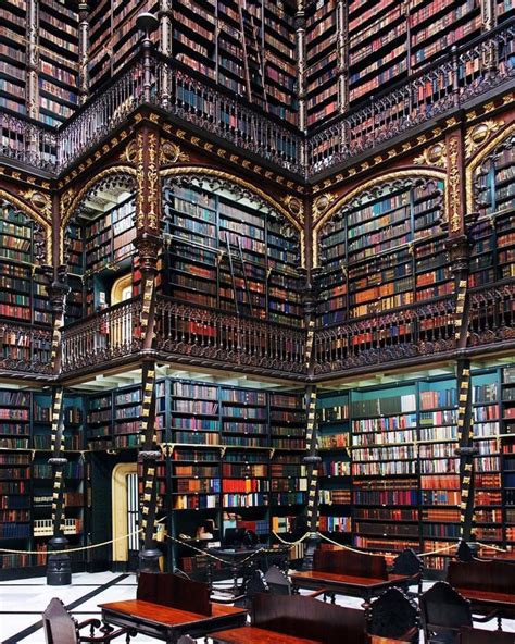 Ancient Architecture Of Royal Portuguese Cabinet Of Reading