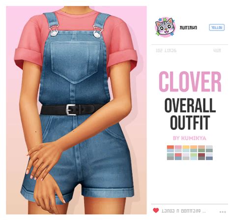 Kumikya Clover Overalls Outfit Hello I Dont Have Much To