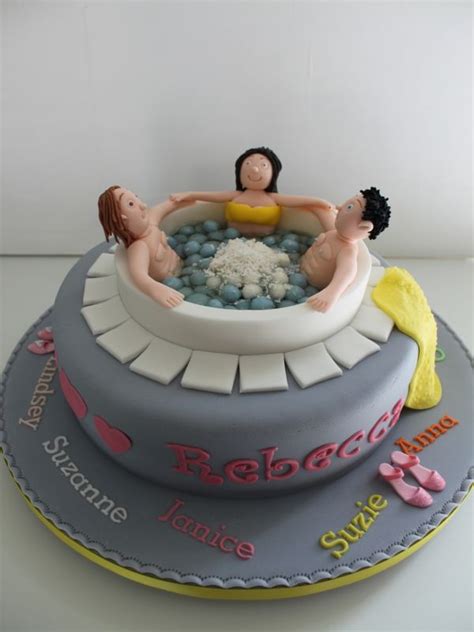 For The Real Hottub Lover In Your Life Hot Tub Hen Party Cake From