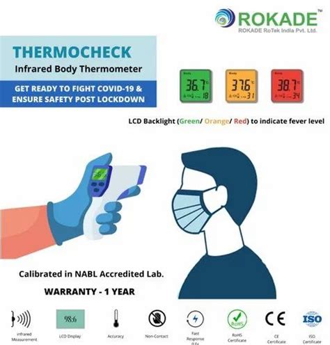 Infrared Thermometer For Covid 19 Body Fever Temperature Measurement