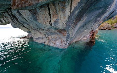Hd Wallpaper Cathedral Cave Chile Erosion Lake Landscape Nature