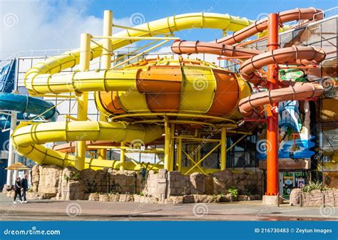 Water Rides At Blackpool Pleasure Beach Amusement Park In Blackpool Uk