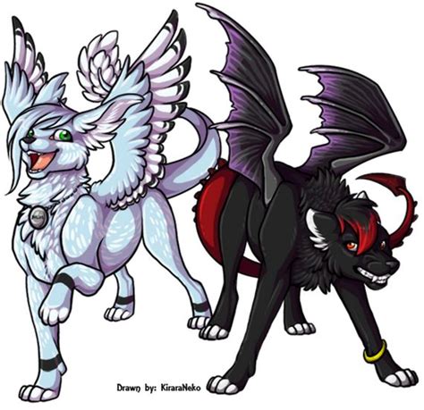Chibi Wolf With Wings Images And Pictures Becuo Wolfs