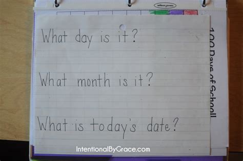 Php can generate today date and time in different formats. Getting Organized with a Kindergarten Notebook {plus how ...