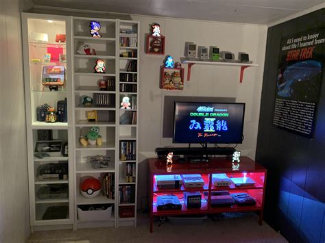 Retro Game Room And Collection Retro Games Room Video Game Room