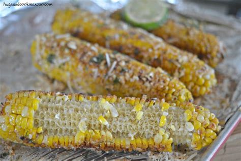 Line a rimmed baking sheet. Cheesy Chili Lime Street Corn - Hugs and Cookies XOXO