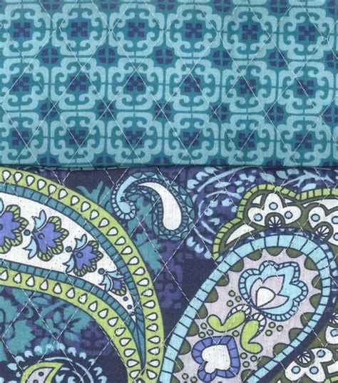 Double Faced Quilt Fabric Blue Paisley Quilt Fabric Quilts Blue Paisley