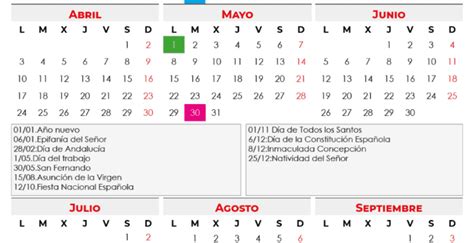 Calendario Laboral Calendarena