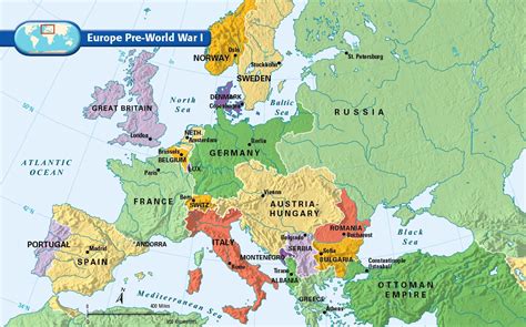 Ww1 Europe Map